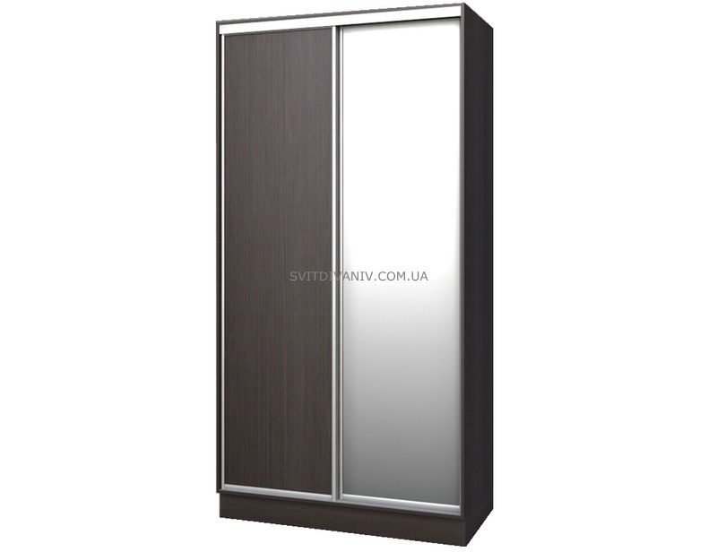 Шкаф купе двухдверный с зеркалом - купить Шкаф купе двухдверный с зеркалом