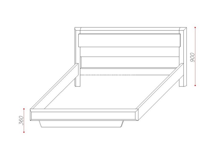 Паряче ліжко Torontoз масиву вільхи - купить - 3 Паряче ліжко Torontoз масиву вільхи - 3