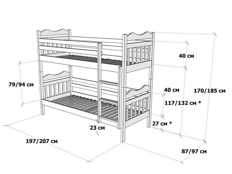 Двоярусне ліжко Мауглі - купить - 8 Двоярусне ліжко Мауглі - 8