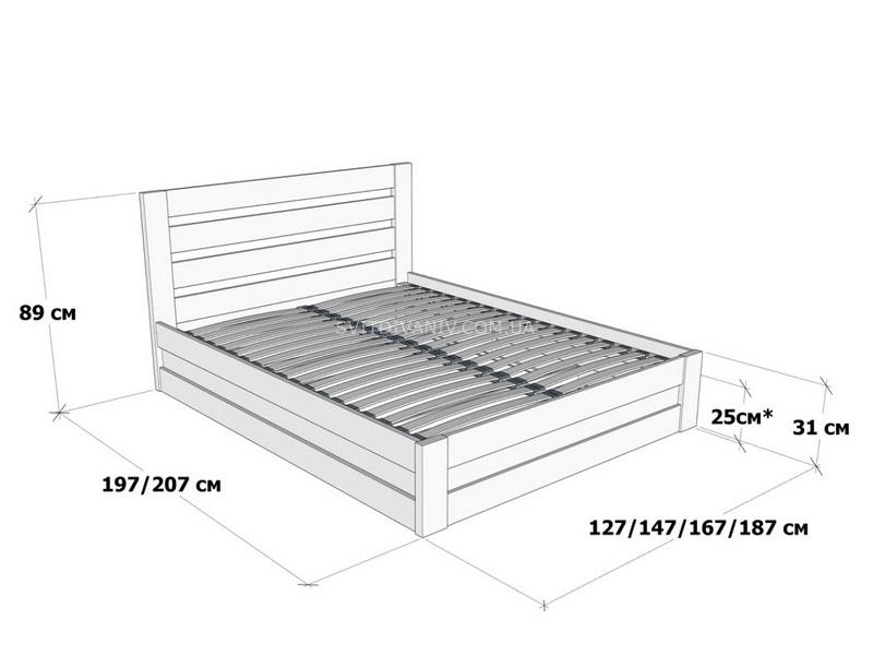 Ліжко Лотос з підйомним механізмом - купить - 9 Ліжко Лотос з підйомним механізмом - 9