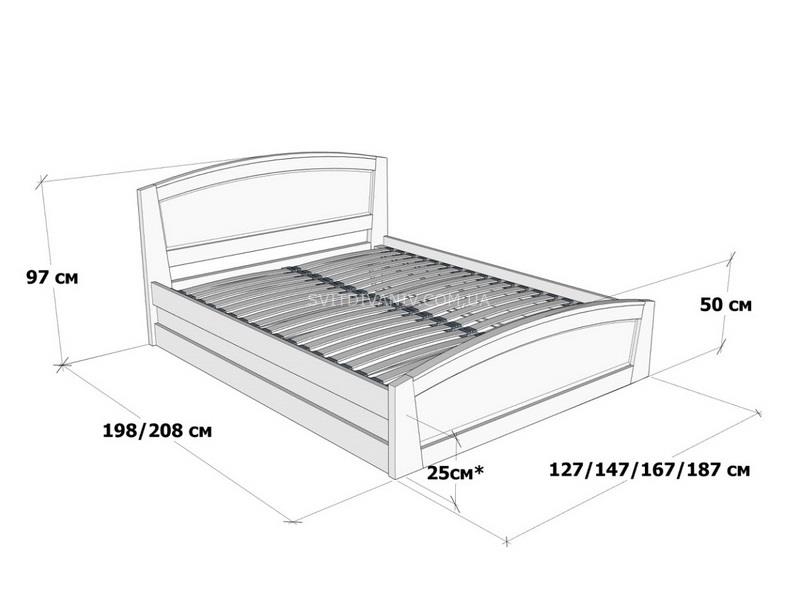 Ліжко Женева з підйомним механізмом - купить - 7 Ліжко Женева з підйомним механізмом - 7