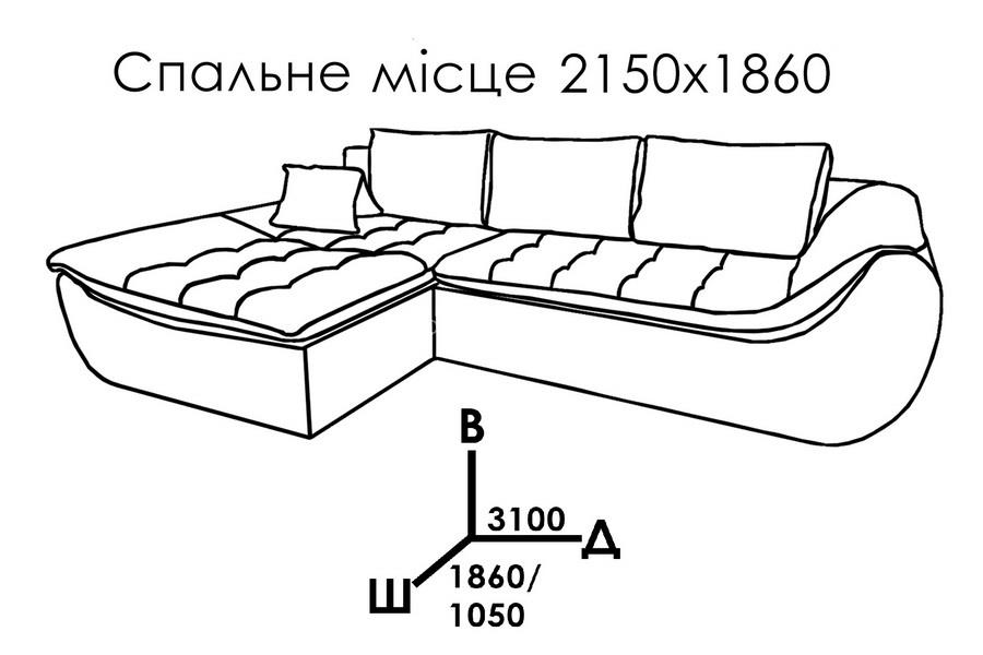 Кутовий диван Дрім - 4