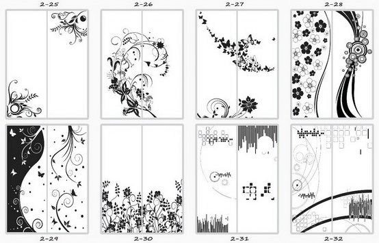 Шкаф купе две двери пескоструй - купить - 8 Шкаф купе две двери пескоструй - 8