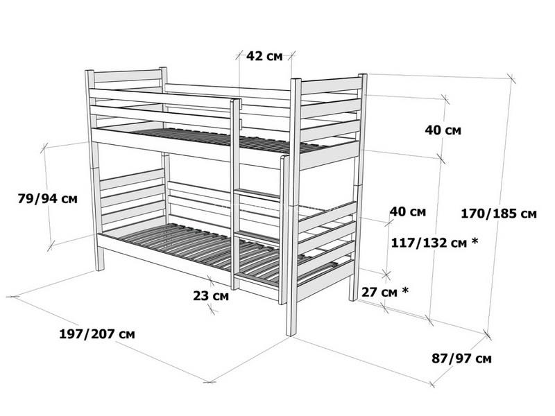 Двоярусне ліжко Шрек - купить - 7 Двоярусне ліжко Шрек - 7