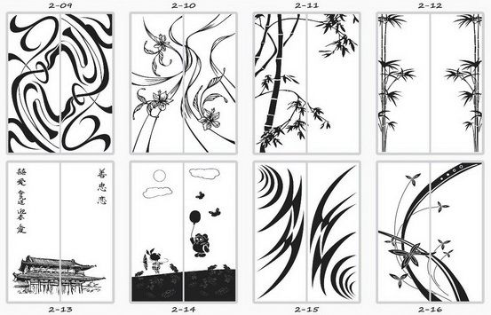 Шкаф купе две двери пескоструй - купить - 6 Шкаф купе две двери пескоструй - 6