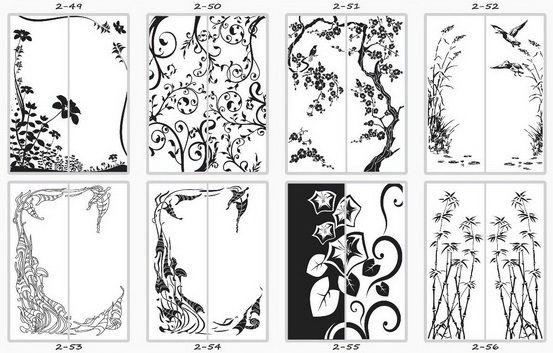 Шкаф купе две двери пескоструй - купить - 11 Шкаф купе две двери пескоструй - 11