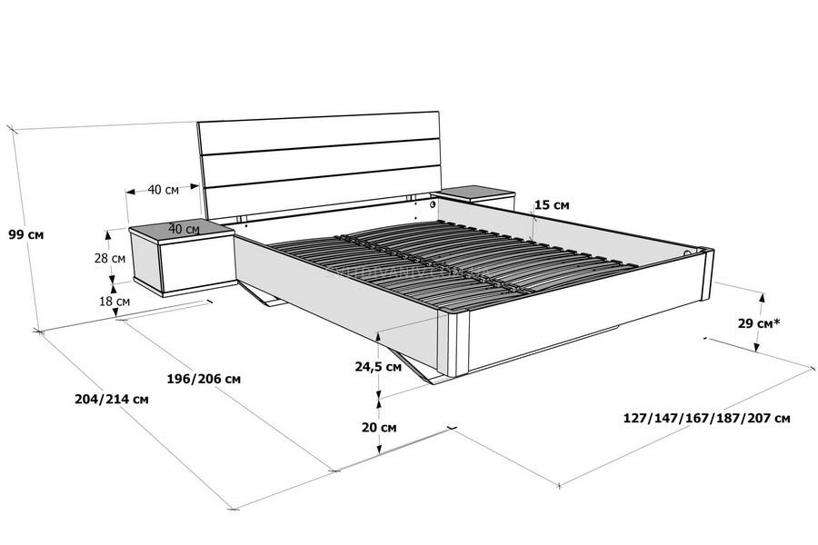 Ліжко Мадрид - купить - 9 Ліжко Мадрид - 9