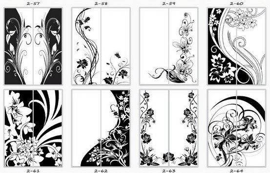 Шкаф купе две двери пескоструй - купить - 12 Шкаф купе две двери пескоструй - 12