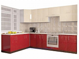 Кухня угловая High Gloss-2000х3000 мм