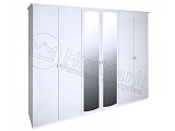 Шафа Футура 6 дверей із дзеркалом