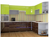 Кухня кутова High Gloss-3000х2100 мм